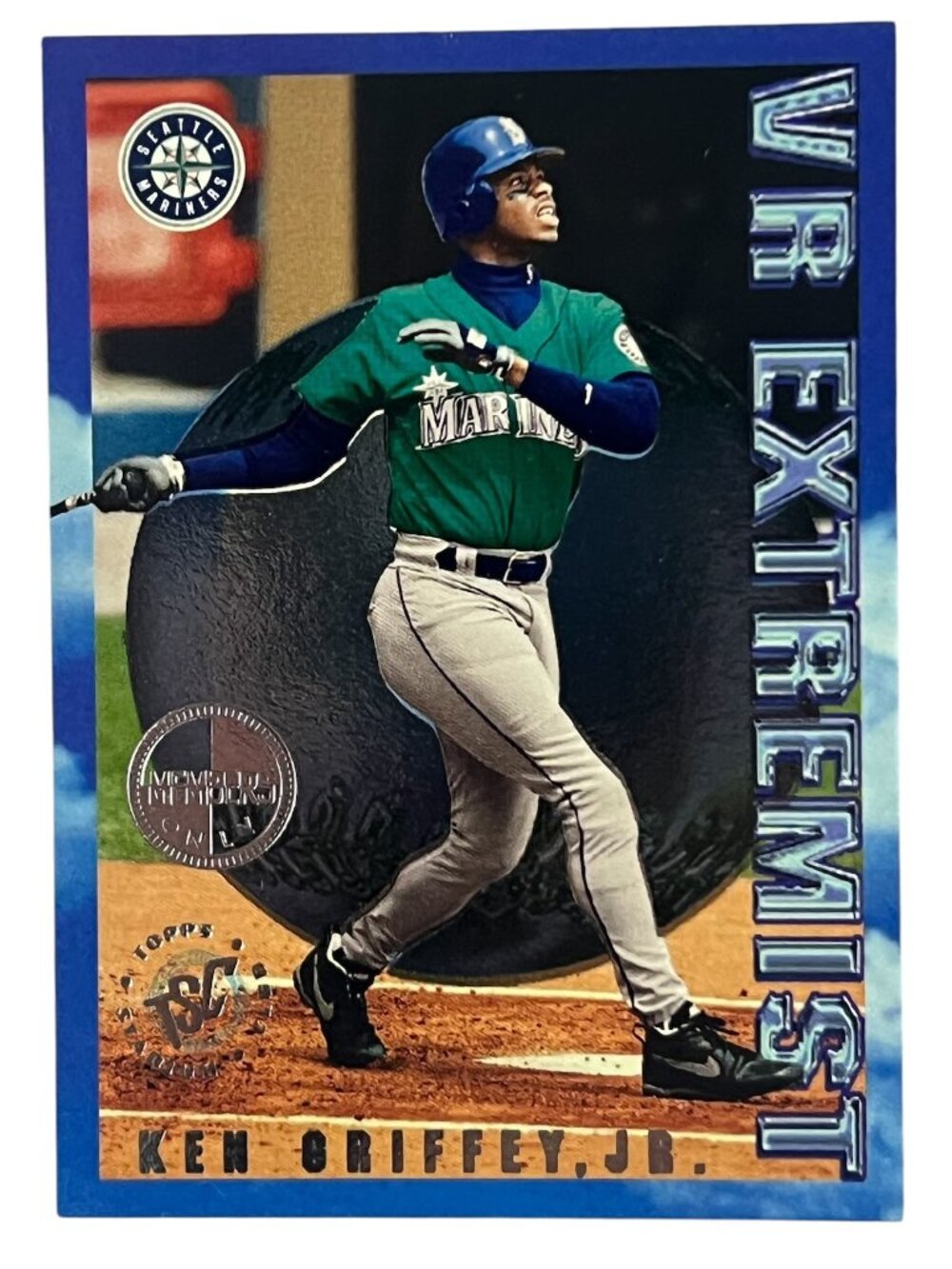 Ken Griffey Jr. 1995 Topps Stadium Club VR Extremist #VRE2 | Rare 1990s Insert
